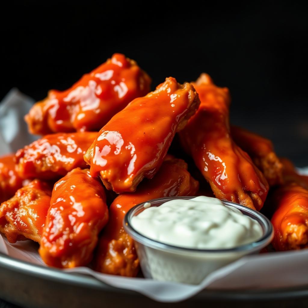 Wings with Fries